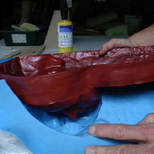 Mike Leckie Sculptor Discovering-the-Sculpting-Mold
